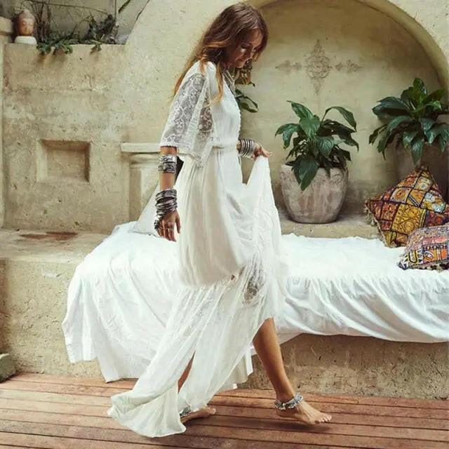 Crochet Knitted Beach Dress