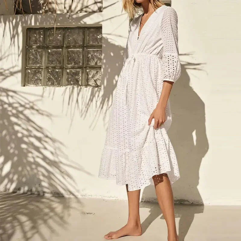 Boho Chic Elegant A Line Summer Sun Dress