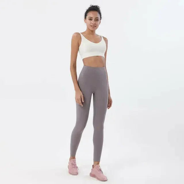 Seamless Yoga Fitness Top & Leggings Set - Available In 6 Colors
