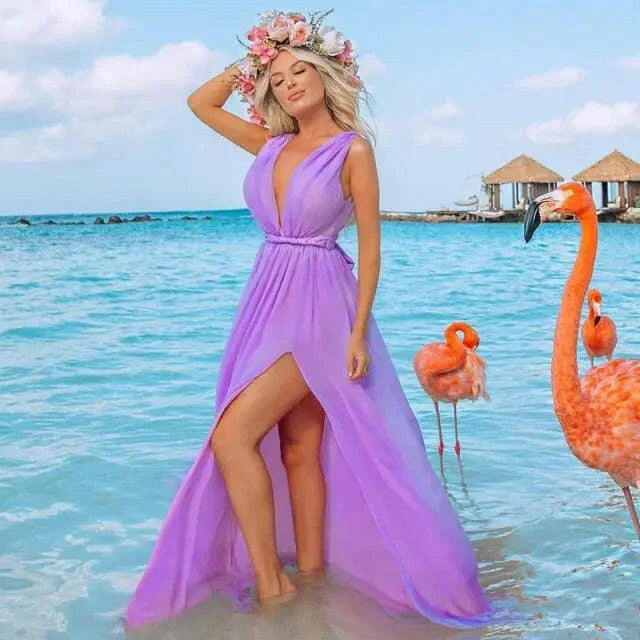 Crochet Knitted Beach Dress