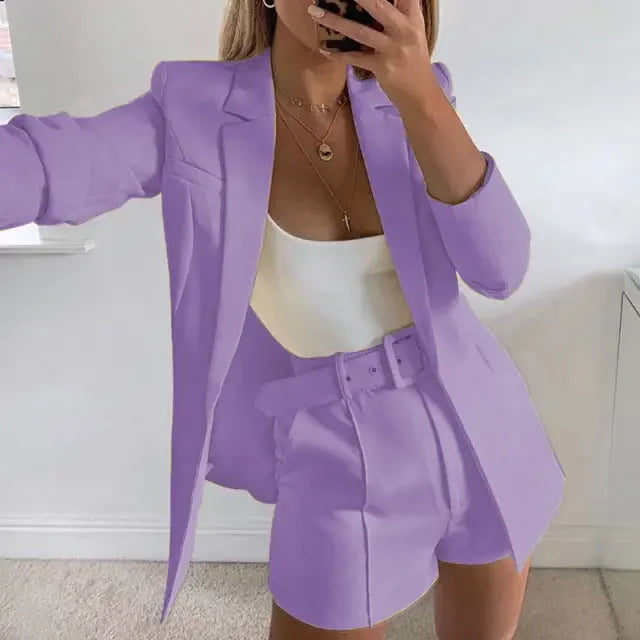 Boss Cardigan/Shorts 2Pc Set