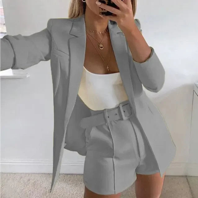 Boss Cardigan/Shorts 2Pc Set