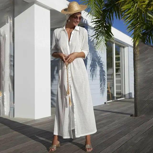 Crochet Knitted Beach Dress