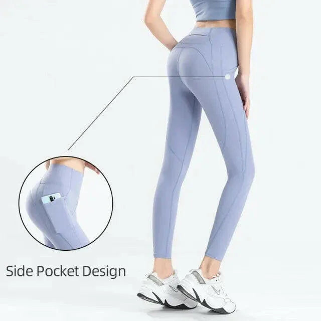 Seamless High Waist (Nude Feeling) Yoga/Running Leggings