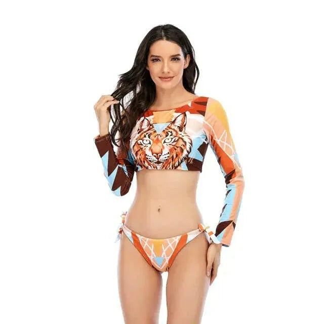 Surf Long Sleeve Bikini Collection