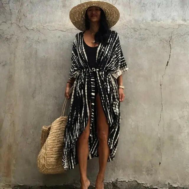 Embroidered Beach Tunic Beach Cover Up Sarong