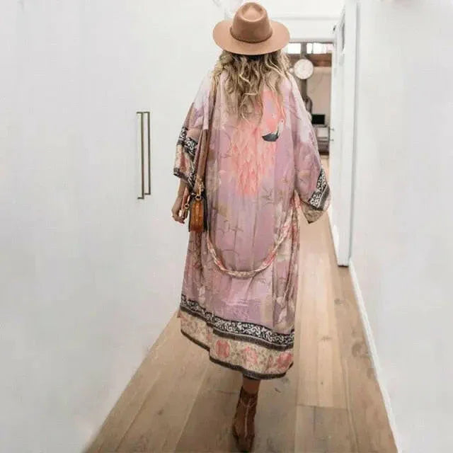 Embroidered Beach Tunic Beach Cover Up Sarong