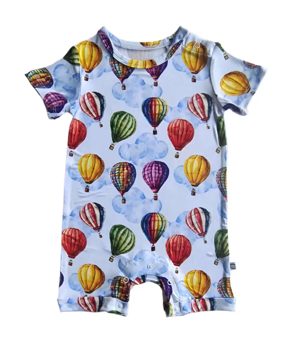 Short Sleeve Shortie Romper
